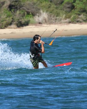 Kitesurfing