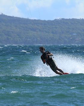 Kitesurfing