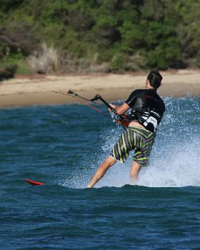 Kitesurfing