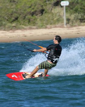 Kitesurfing