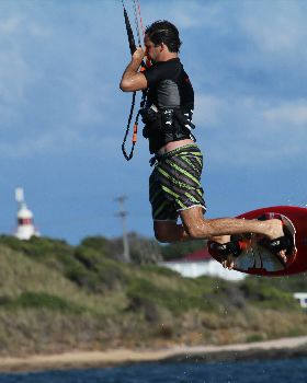 Kitesurfing