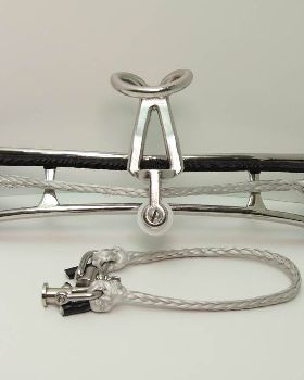 Pivoting dyneema leash