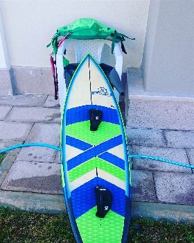 Celeritas 5'8" Straps position