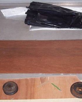 Home made board under construction