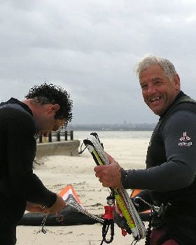 The boys on the beach