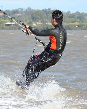 Kitesurfing
