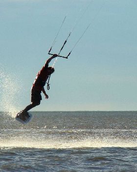 Kitesurfing