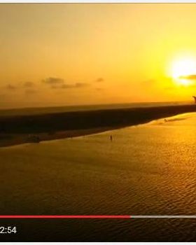 sunset kite