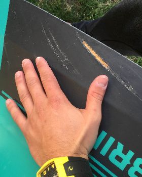 Kiteboard repair advise