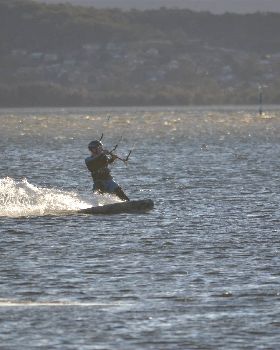 Kitesurfing