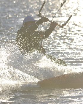 Kitesurfing