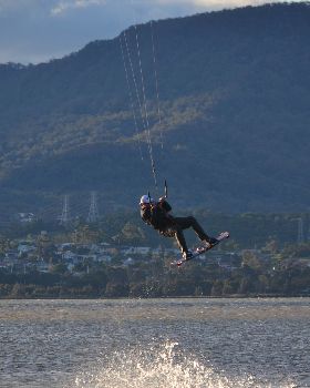 Kitesurfing