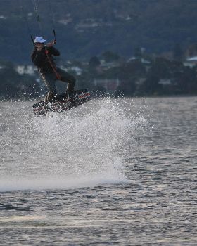 Kitesurfing