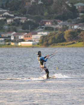 Kitesurfing