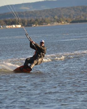 Kitesurfing