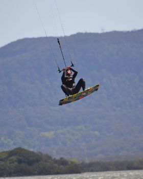 Kitesurfing