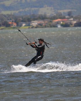 Kitesurfing
