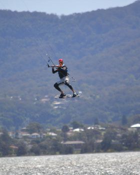 Kitesurfing