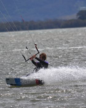 Kitesurfing
