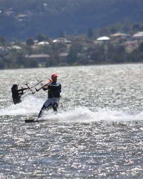 Kitesurfing