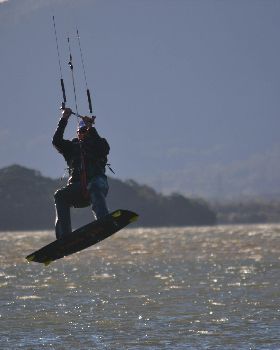 Kitesurfing