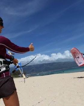 Kitesurfing