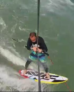 Kitesurfing