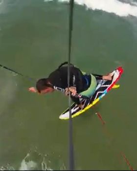 Kitesurfing
