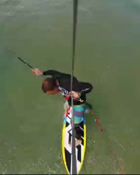 Kitesurfing