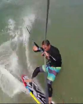 Kitesurfing