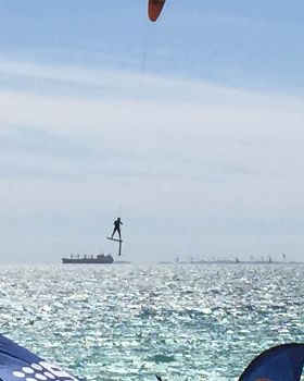 Kitesurfing