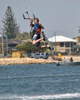 Kitesurfing