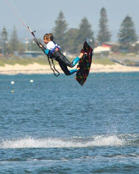 Kitesurfing