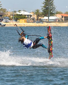 Kitesurfing