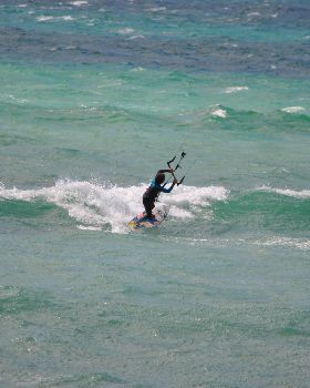 Kitesurfing