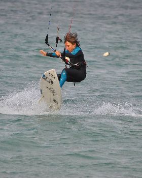 Kitesurfing