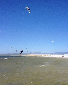Kitesurfing