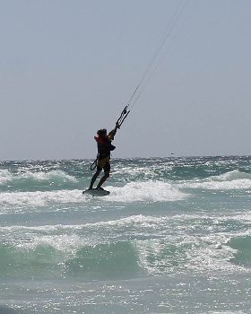 Kitesurfing
