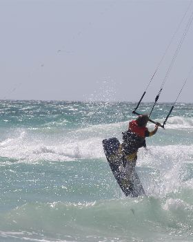 Kitesurfing