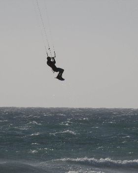 Kitesurfing
