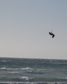 Kitesurfing