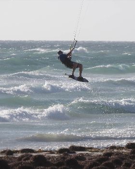 Kitesurfing