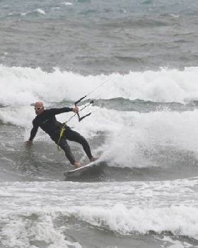 cabrinha skillet, fun board, good deck grip