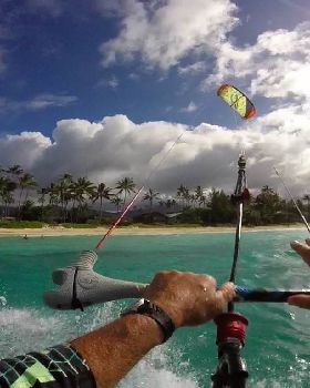 i love my job, kailua was windy