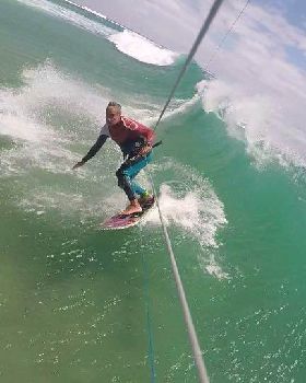 Kitesurfing