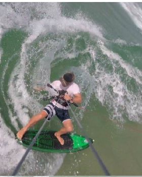 Kitesurfing