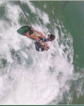 Kitesurfing