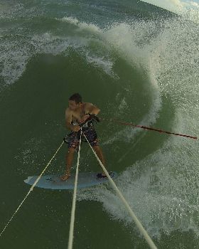 Kitesurfing
