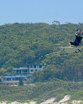 Johno's mate at Fingal Spit