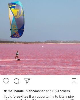 Kitesurfing